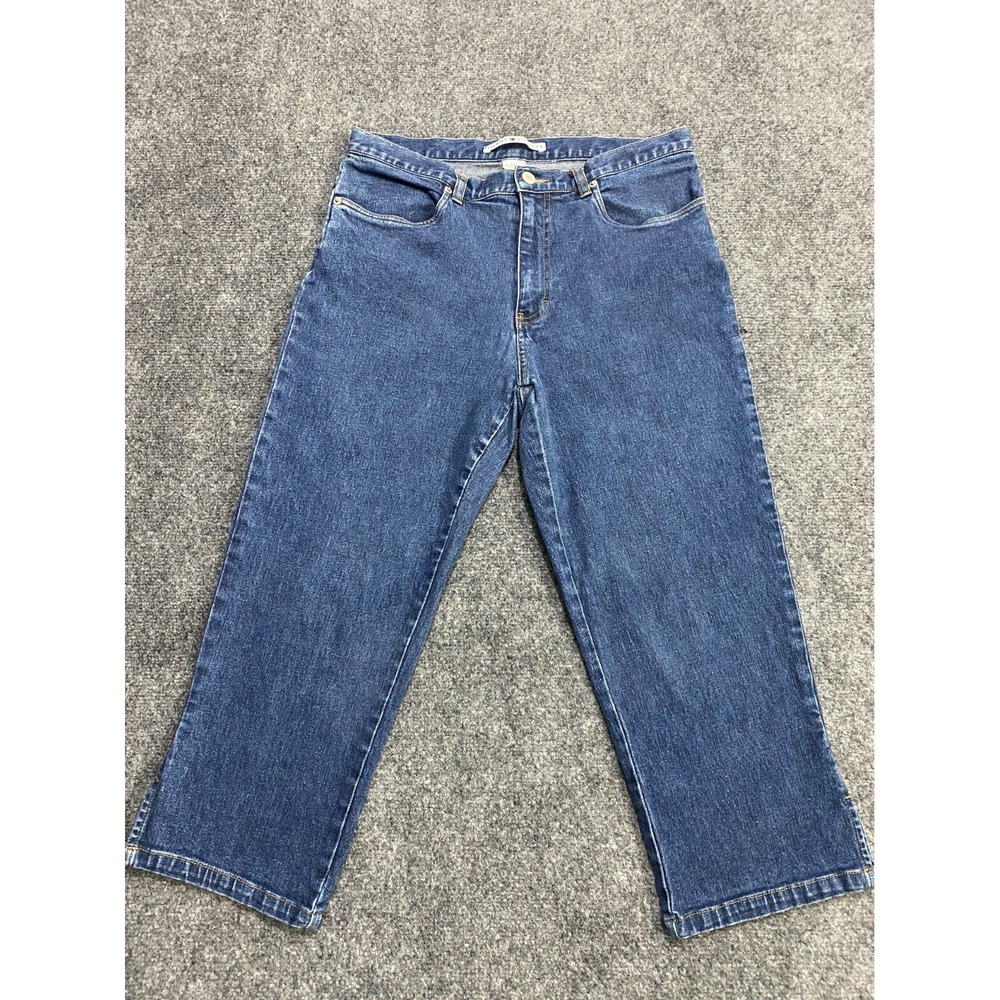 Vintage Y2K Tommy Hilfiger Women Blue Capri Denim Jeans 30x22